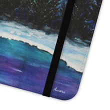 Load image into Gallery viewer, Aurora - PHONE CASE WALLET for Samsung &amp; iPhones - by Kerry Sandhu Art
