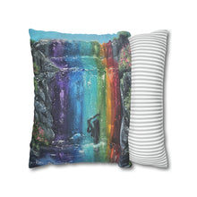 Load image into Gallery viewer, Indoor cushion covers, 100% Polyester cover, double sided print, concealed zip. Original artwork designs by Kerry Sandhu Art

