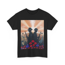 Load image into Gallery viewer, Spirit of the A N Z A Cs - Unisex HEAVY COTTON TEE - by Kerry Sandhu Art
