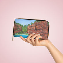 Load image into Gallery viewer, Kimberley Calling - ZIPPER WALLET - Designed from original artwork
