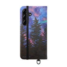 Load image into Gallery viewer, Northern Lights - PHONE CASE WALLET - by Kerry Sandhu Art
