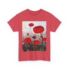Load image into Gallery viewer, For The Fallen - Unisex HEAVY COTTON TEE - by Kerry Sandhu Art
