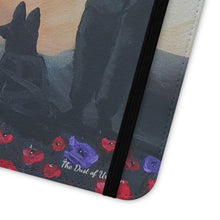 Load image into Gallery viewer, The Dust of Uruzgan (with Poppies) - PHONE CASE WALLET - by Kerry Sandhu Art
