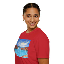 Load image into Gallery viewer, T-Shirt made from very soft materials, no side seams. Feels like bliss to wear! Many designs by Kerry Sandhu Art
