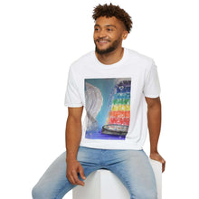Load image into Gallery viewer, T-Shirt made from very soft materials, no side seams. Feels like bliss to wear! Many designs by Kerry Sandhu Art
