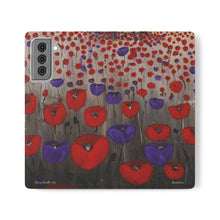 Load image into Gallery viewer, Benedictus (Poppies Only) - PHONE CASE WALLET - by Kerry Sandhu Art
