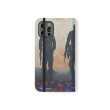 Load image into Gallery viewer, The Dust of Uruzgan (with Poppies) - PHONE CASE WALLET - by Kerry Sandhu Art
