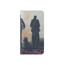 Load image into Gallery viewer, The Dust of Uruzgan (with Poppies) - PHONE CASE WALLET - by Kerry Sandhu Art
