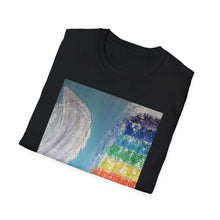 Load image into Gallery viewer, T-Shirt made from very soft materials, no side seams. Feels like bliss to wear! Many designs by Kerry Sandhu Art
