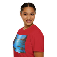 Load image into Gallery viewer, T-Shirt made from very soft materials, no side seams. Feels like bliss to wear! Many designs by Kerry Sandhu Art
