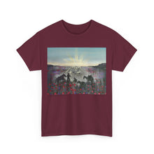 Load image into Gallery viewer, The Band Played Waltzing Matilda - Unisex HEAVY COTTON TEE - by Kerry Sandhu Art
