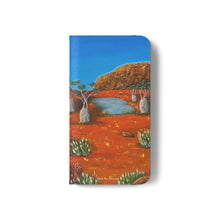 Load image into Gallery viewer, Beds Are Burning - PHONE CASE WALLET - by Kerry Sandhu Art
