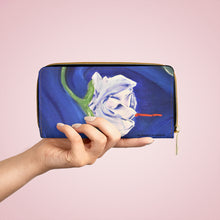Load image into Gallery viewer, Life&#39;s Midnight - ZIPPER WALLET - Designed from original artwork
