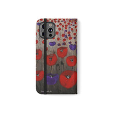 Load image into Gallery viewer, Benedictus (Poppies Only) - PHONE CASE WALLET - by Kerry Sandhu Art
