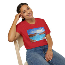 Load image into Gallery viewer, T-Shirt made from very soft materials, no side seams. Feels like bliss to wear! Many designs by Kerry Sandhu Art
