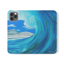 Load image into Gallery viewer, Ride the Wave - PHONE CASE WALLET - by Kerry Sandhu Art
