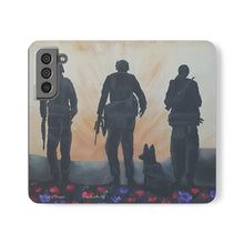 Load image into Gallery viewer, The Dust of Uruzgan (with Poppies) - PHONE CASE WALLET for Samsung &amp; iPhones - Designed from original Anzac Day artwork
