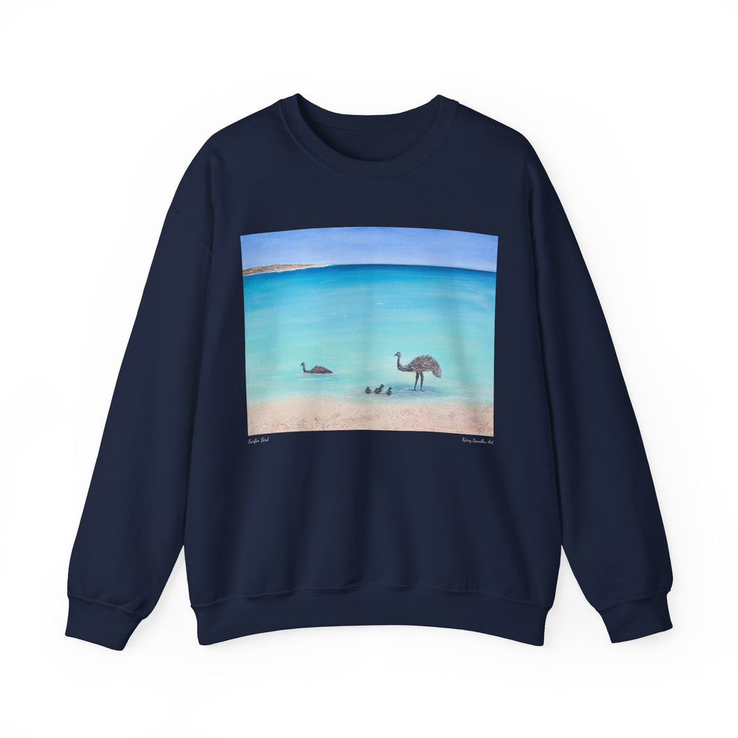 Sweatshirt 50/50 Cotton/Polyester, Medium-heavy fabric, Loose fit, true to size, Original art designs by Kerry Sandhu Art