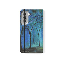 Load image into Gallery viewer, Forest of Light - PHONE CASE WALLET - by Kerry Sandhu Art
