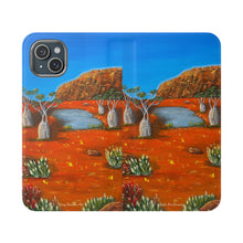 Load image into Gallery viewer, Beds Are Burning - PHONE CASE WALLET - by Kerry Sandhu Art
