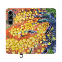 Load image into Gallery viewer, Rustic Wattle - PHONE CASE WALLET for Samsung &amp; iPhones - by Kerry Sandhu Art
