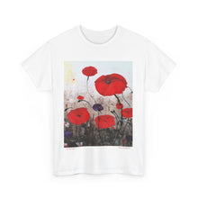 Load image into Gallery viewer, For The Fallen - Unisex HEAVY COTTON TEE - by Kerry Sandhu Art
