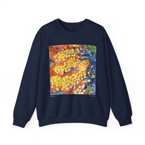 Sweatshirt 50/50 Cotton/Polyester, Medium-heavy fabric, Loose fit, true to size, Original art designs by Kerry Sandhu Art