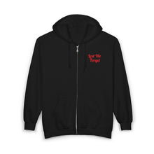 Load image into Gallery viewer, Spirit of the A N Z A Cs (Lest We Forget) - Unisex  ZIP UP HOODIE (Image on back) - by Kerry Sandhu Art
