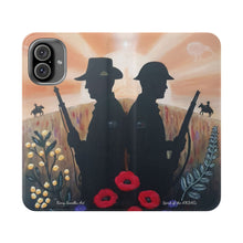Load image into Gallery viewer, Spirit of the A N Z A Cs - PHONE CASE WALLET - by Kerry Sandhu Art
