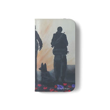 Load image into Gallery viewer, The Dust of Uruzgan (with Poppies) - PHONE CASE WALLET - by Kerry Sandhu Art
