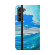 Load image into Gallery viewer, Ride the Wave - PHONE CASE WALLET - by Kerry Sandhu Art
