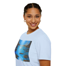 Load image into Gallery viewer, T-Shirt made from very soft materials, no side seams. Feels like bliss to wear! Many designs by Kerry Sandhu Art
