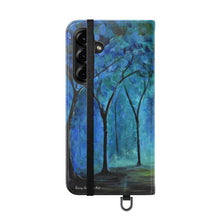 Load image into Gallery viewer, Forest of Light - PHONE CASE WALLET - by Kerry Sandhu Art
