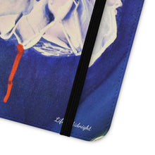 Load image into Gallery viewer, Life&#39;s Midnight - PHONE CASE WALLET - by Kerry Sandhu Art
