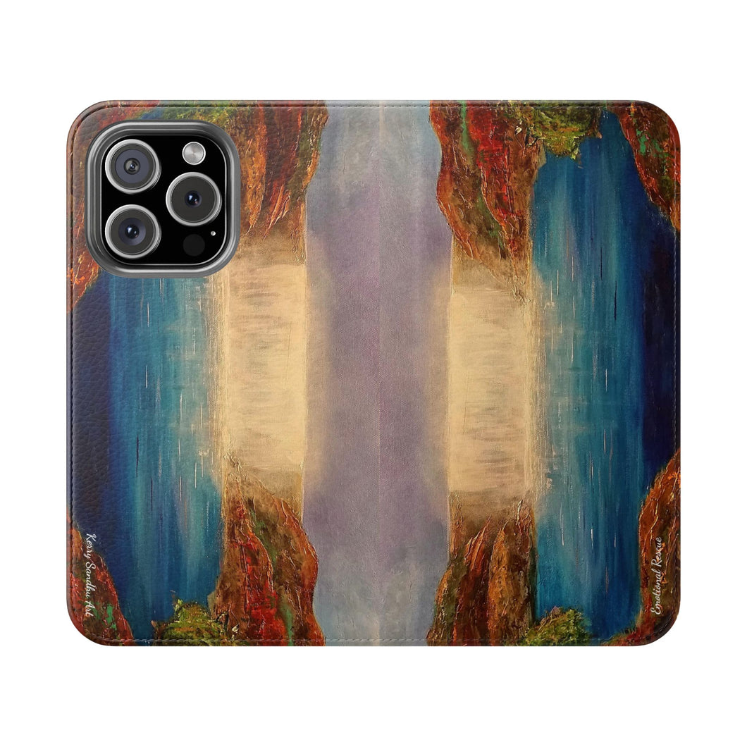 Emotional Rescue - PHONE CASE WALLET - by Kerry Sandhu Art
