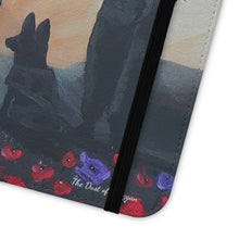 Load image into Gallery viewer, The Dust of Uruzgan (with Poppies) - PHONE CASE WALLET - by Kerry Sandhu Art
