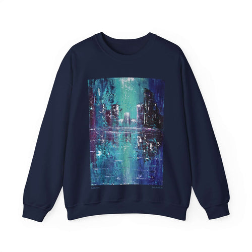 Sweatshirt 50/50 Cotton/Polyester, Medium-heavy fabric, Loose fit, true to size, Original art designs by Kerry Sandhu Art