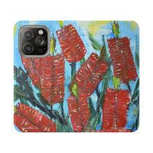 Load image into Gallery viewer, Rustic Bottle Brush - PHONE CASE WALLET - by Kerry Sandhu Art

