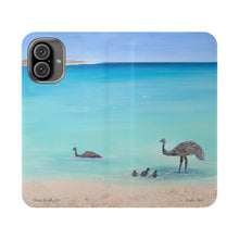 Load image into Gallery viewer, Surfin&#39; Bird - PHONE CASE WALLET for Samsung &amp; iPhones - by Kerry Sandhu Art
