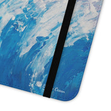 Load image into Gallery viewer, I Sat By the Ocean - PHONE CASE WALLET - by Kerry Sandhu Art
