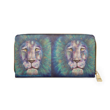 Load image into Gallery viewer, Pockets for cash, c/cards, coins, &amp; more. Stylish faux leather, lots of original artworks by Kerry Sandhu Art to choose from
