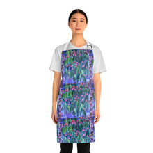Load image into Gallery viewer, Apron - lightweight, silky finish 100% polyester, two front pockets. Many original artwork designs by Kerry Sandhu Art
