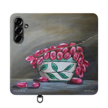 Load image into Gallery viewer, Bowl of Grapes - PHONE CASE WALLET for Samsung &amp; iPhones - by Kerry Sandhu Art
