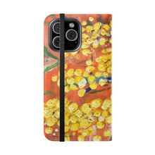 Load image into Gallery viewer, Rustic Wattle - PHONE CASE WALLET for Samsung &amp; iPhones - by Kerry Sandhu Art

