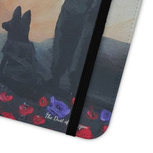Load image into Gallery viewer, The Dust of Uruzgan (with Poppies) - PHONE CASE WALLET - by Kerry Sandhu Art
