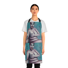 Load image into Gallery viewer, Apron - lightweight, silky finish 100% polyester, two front pockets. Many original artwork designs by Kerry Sandhu Art
