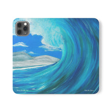 Load image into Gallery viewer, Ride the Wave - PHONE CASE WALLET - by Kerry Sandhu Art
