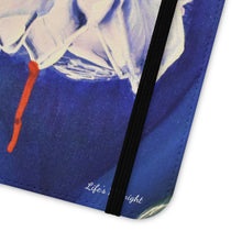 Load image into Gallery viewer, Life&#39;s Midnight - PHONE CASE WALLET - by Kerry Sandhu Art
