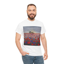 Load image into Gallery viewer, Benedictus - Unisex HEAVY COTTON TEE - by Kerry Sandhu Art
