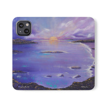 Load image into Gallery viewer, Setting Sun - PHONE CASE WALLET for Samsung &amp; iPhones - by Kerry Sandhu Art
